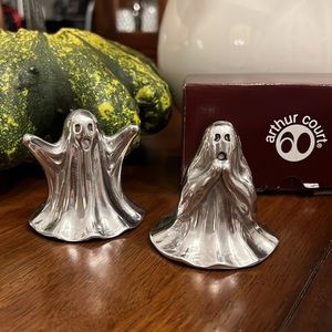 Arthur Court Ghost 👻 Salt + Pepper Shakers (Rare) 2007